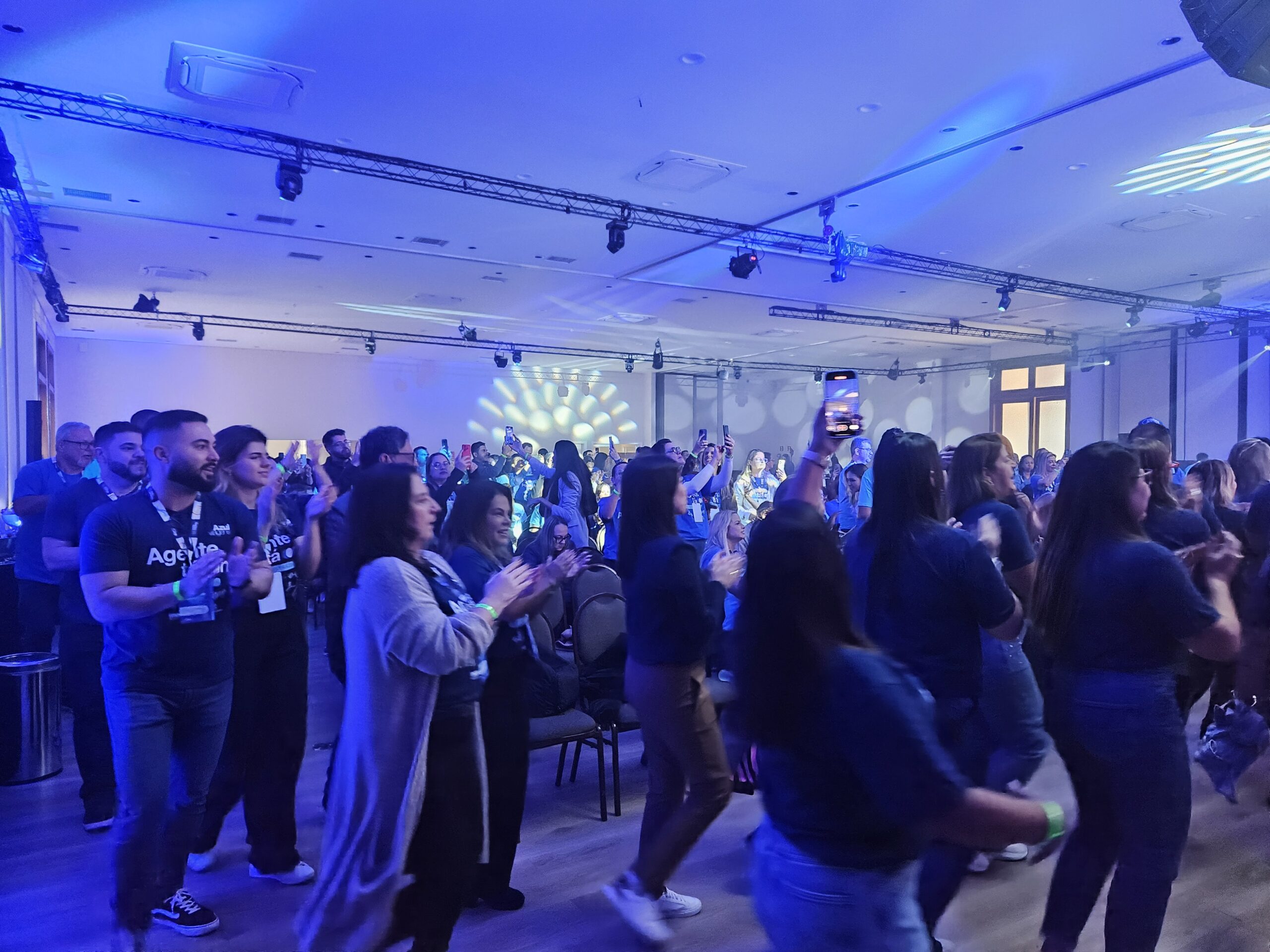 Muita animação nesta manhã de sábado