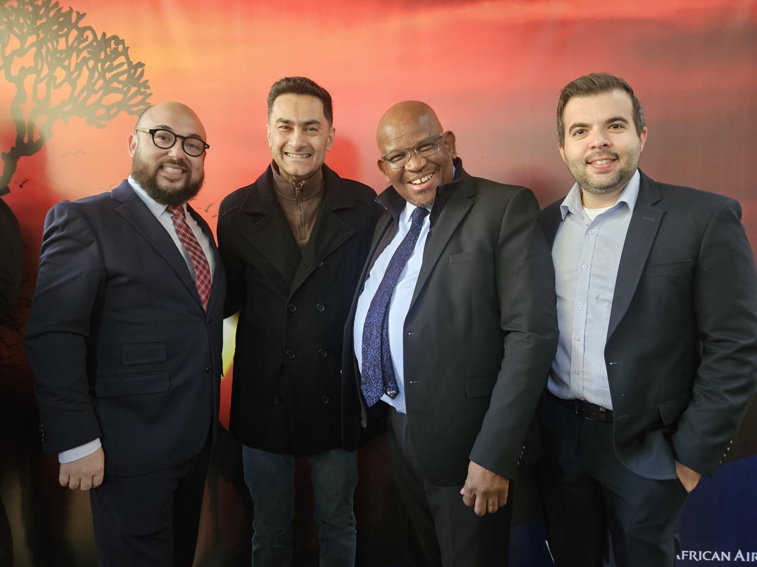 Marcelo Sacchitiello, da Rextur Advance, com representantes da SAA