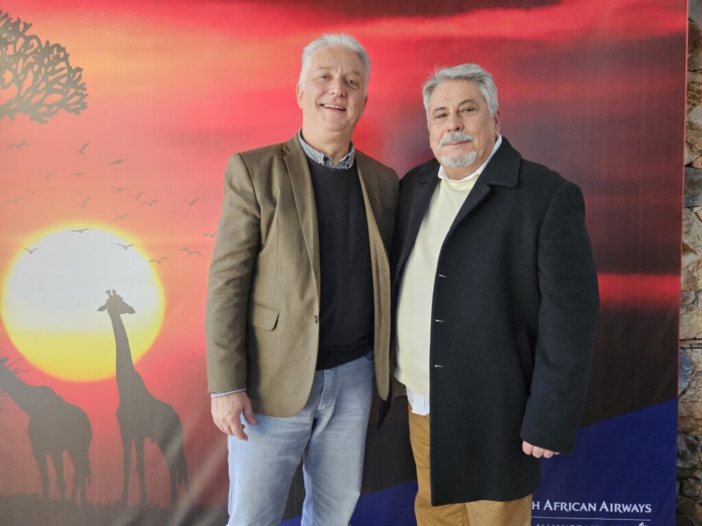 Dirk Graetz, da SAA, e Washington Luiz Alves, da Skyteam