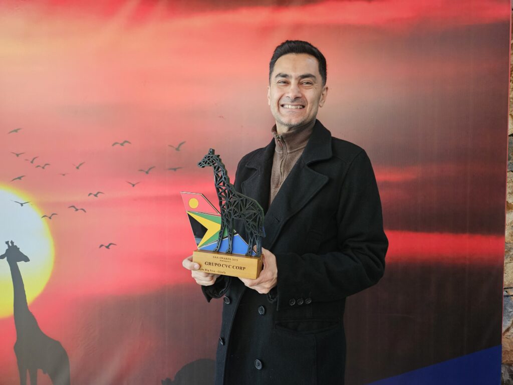 Marcelo Sacchitiello, da Rextur Advance, representando a CVC Corp