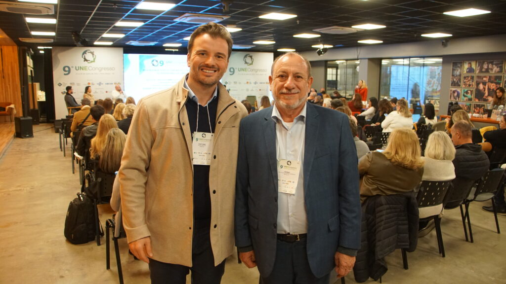 Felipe Fioreze do CVB Região das Hortênsias e Toni Sando - Presidente Unedestinos