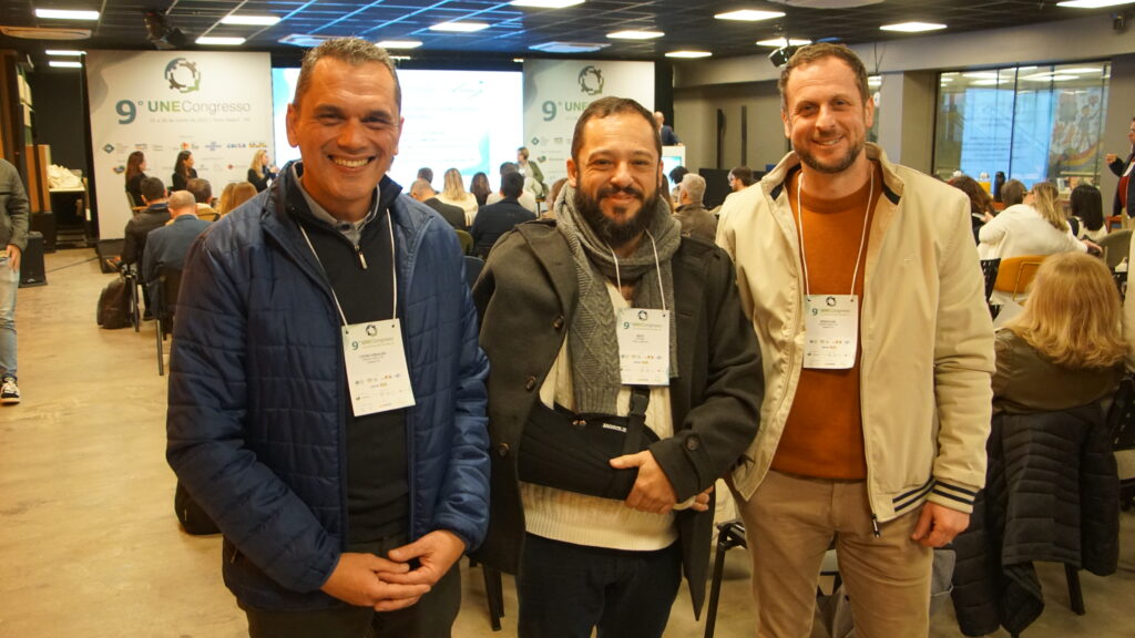 Luciano Gonçalves e Régis Stuani do CVB Região das Hostênsias e Bento do POA CVB