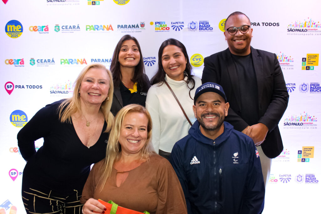 Agentes de viagens no evento do M&E no Rio de Janeiro
