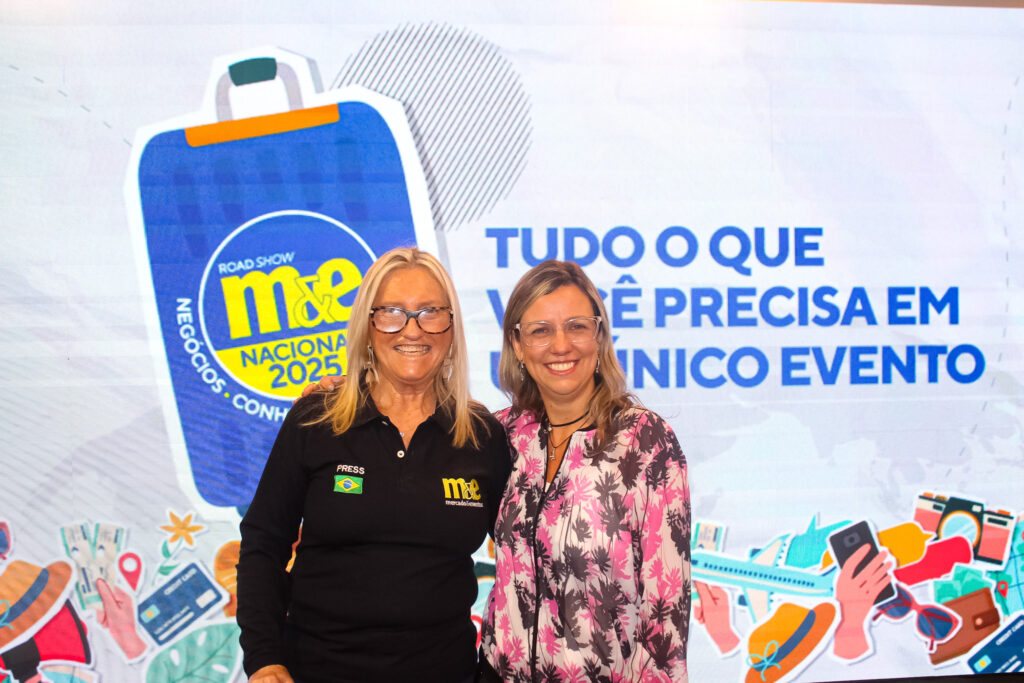 Aline Bruno foi uma das agentes de viagens selecionadas no sorteio do M&E