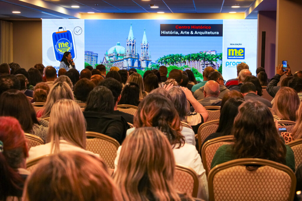 Apresentação de São Paulo para os agentes de viagens do Rio de Janeiro