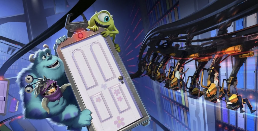 Captura de Tela 2025 06 27 as 12.16.23 Disney revela a megaestrutura da nova montanha-russa dos Monstros S.A.