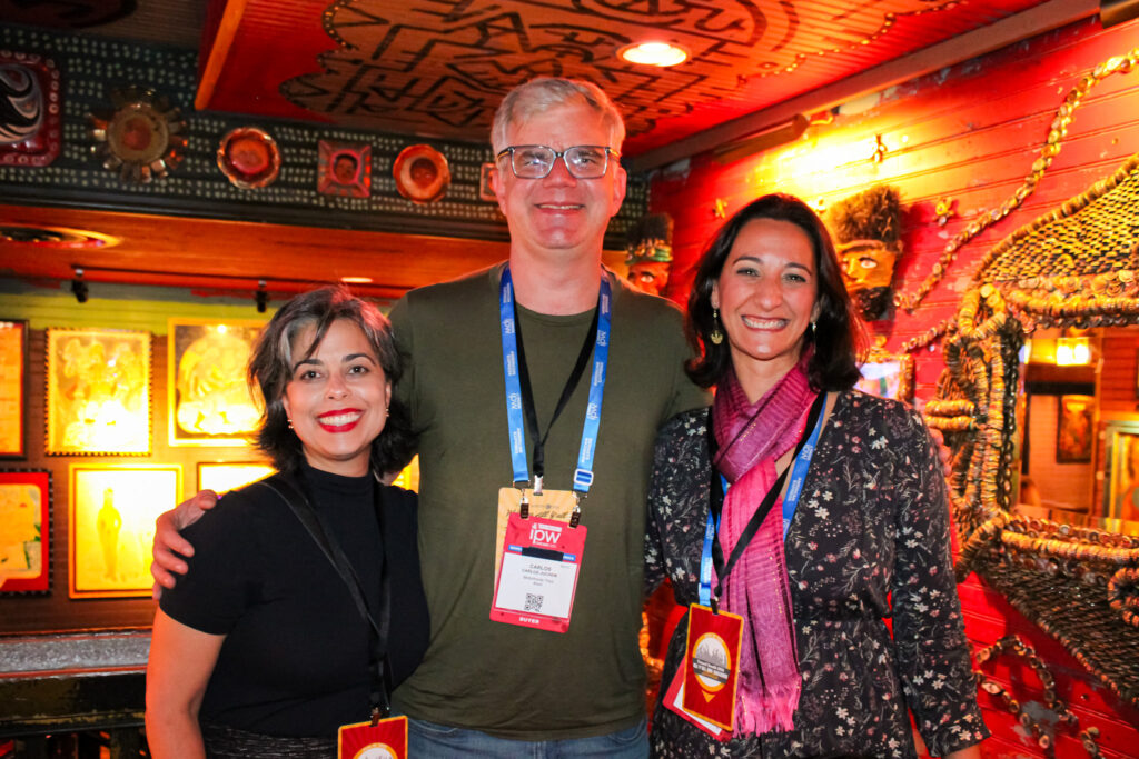 Danielle Souza, Carlos Juchem e Larissa Pereira, da Motorhome Trips