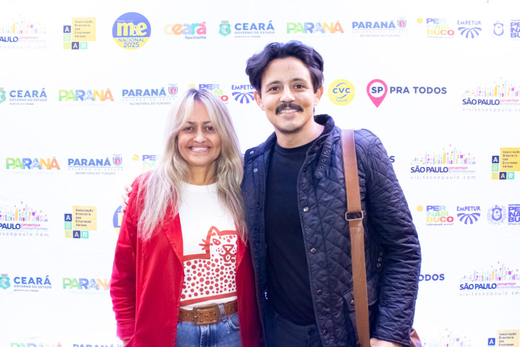 Elizete Almeida, da Lilitour e Samuel Amorim, da Casa Carioca