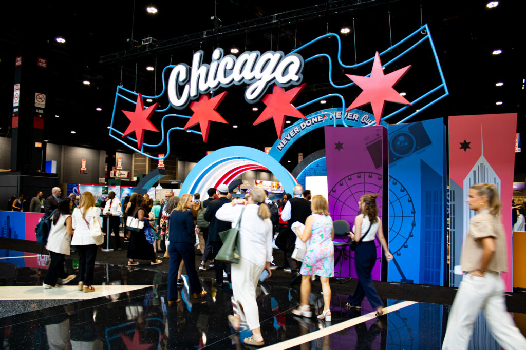 Entrada do pavilhao de exposicao no IPW 1 1 IPW 2025 chega ao fim em Chicago; confira a cobertura completa do M&E com mais de 70 matérias