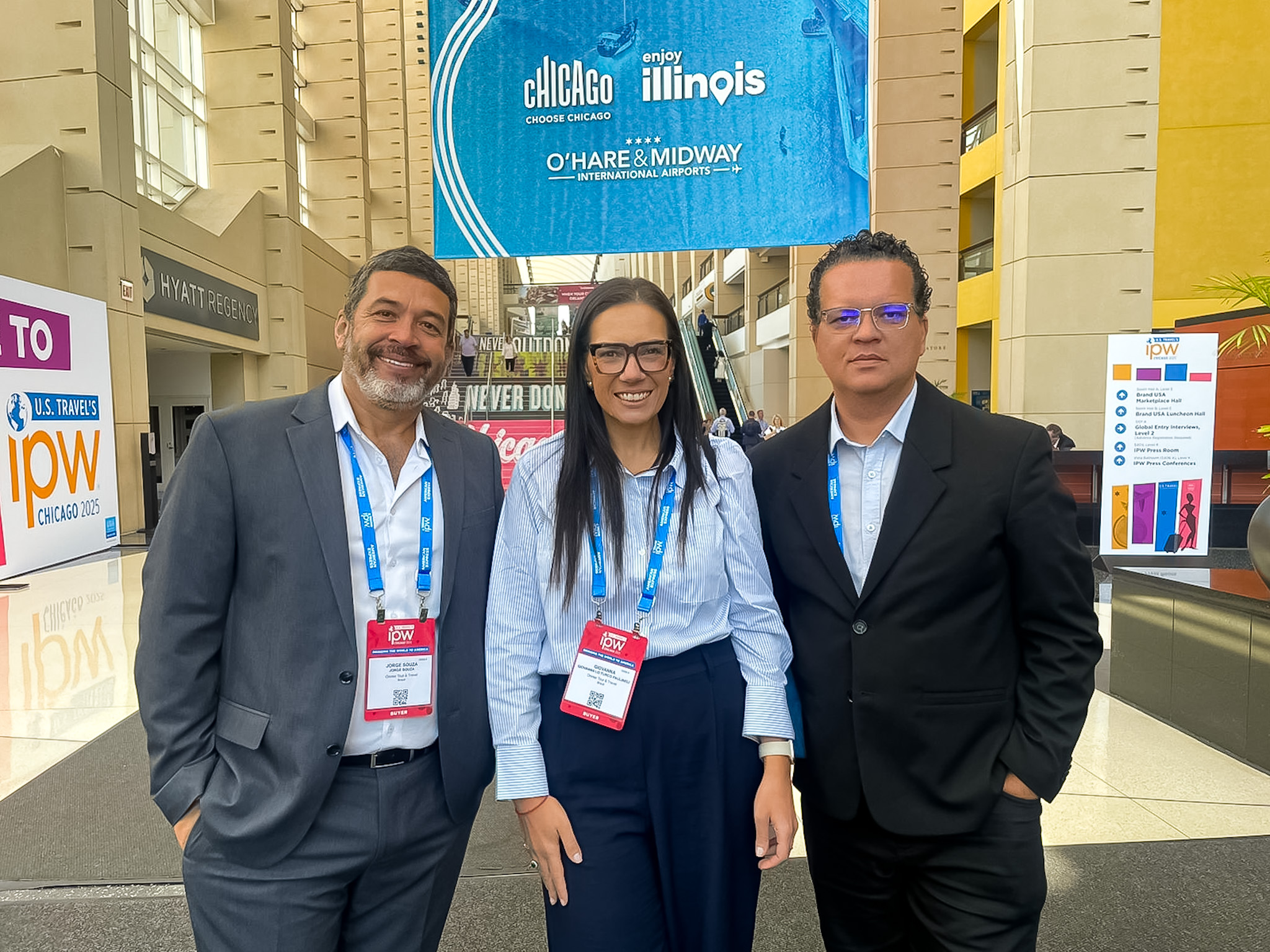 Executivos do trade brasileiro marcaram presença na IPW nesta segunda-feira (16) Executivos do trade brasileiro marcaram presença na IPW nesta segunda-feira (16)