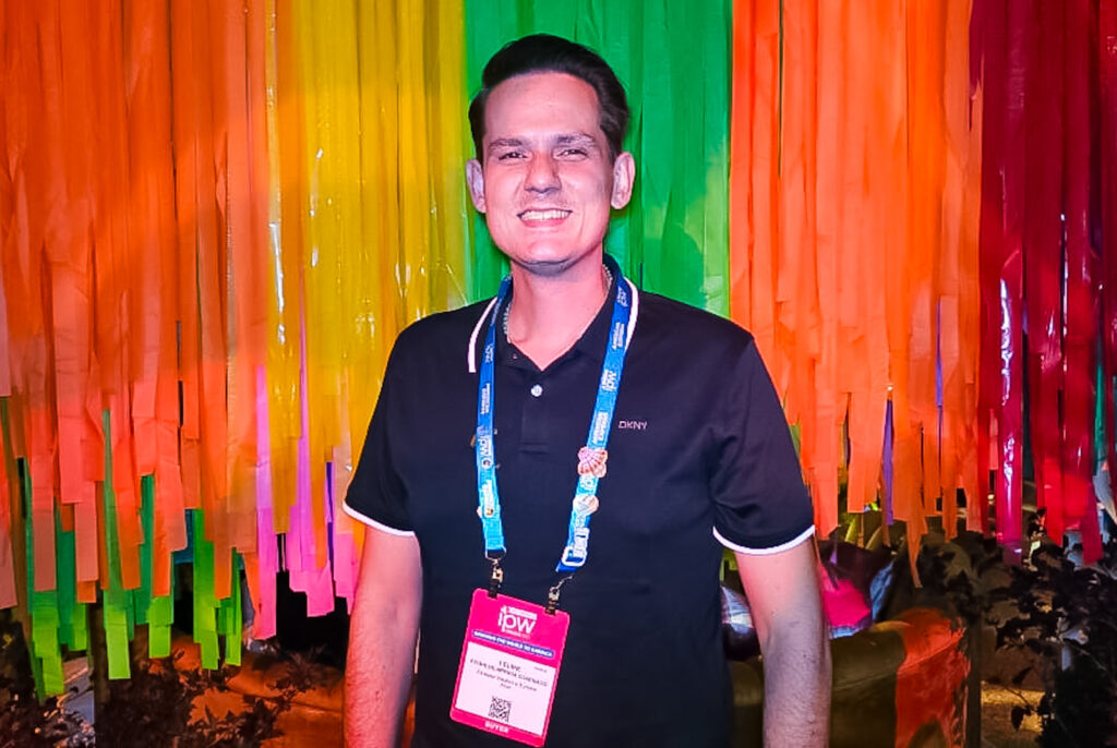 Felipe Cuadrado, da Abreu na festa do IPW