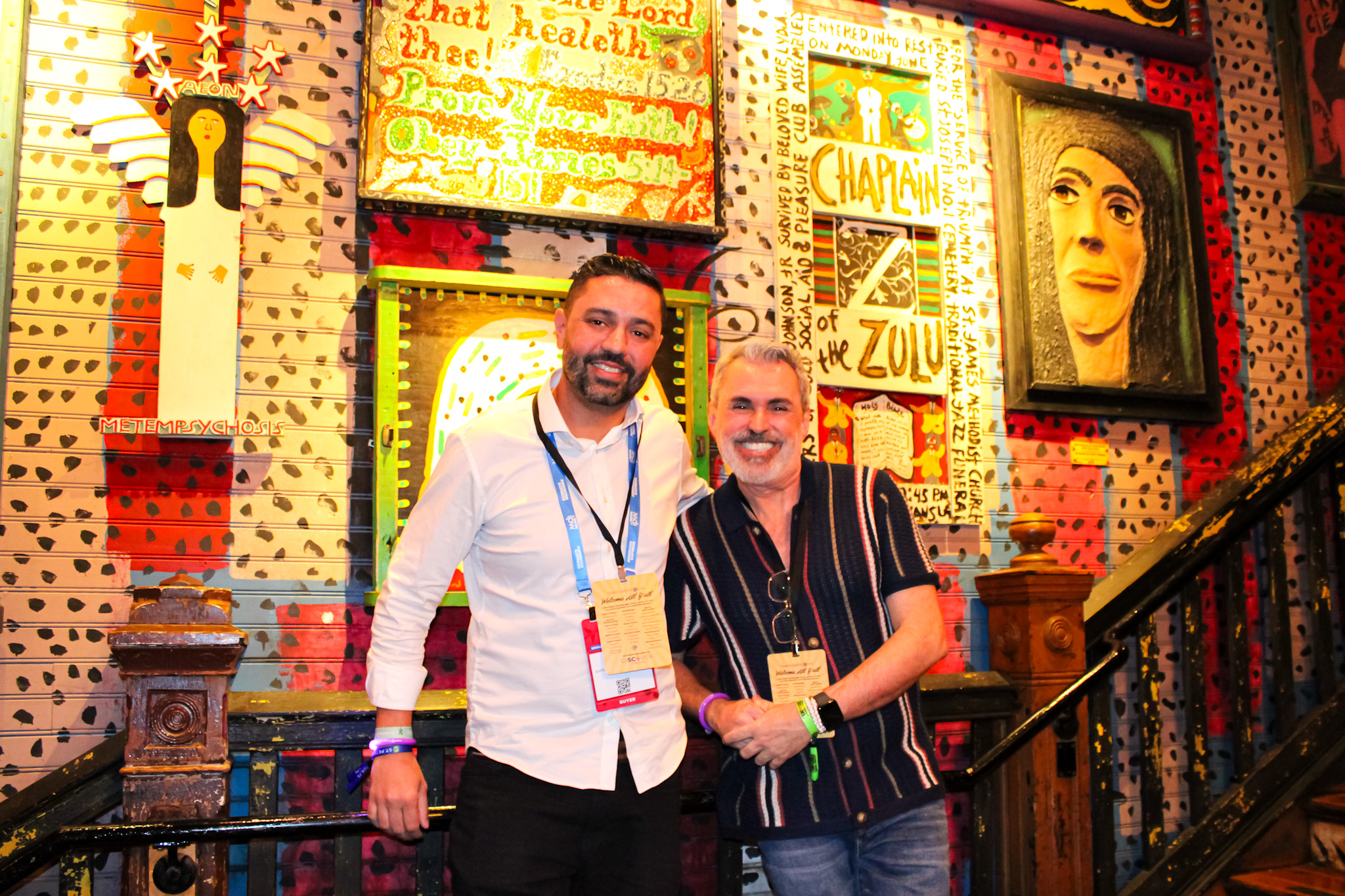 Gustavo Nappo, da EHTL com Allan Colen, do Travel South Gustavo Nappo, da EHTL com Allan Colen, do Travel South