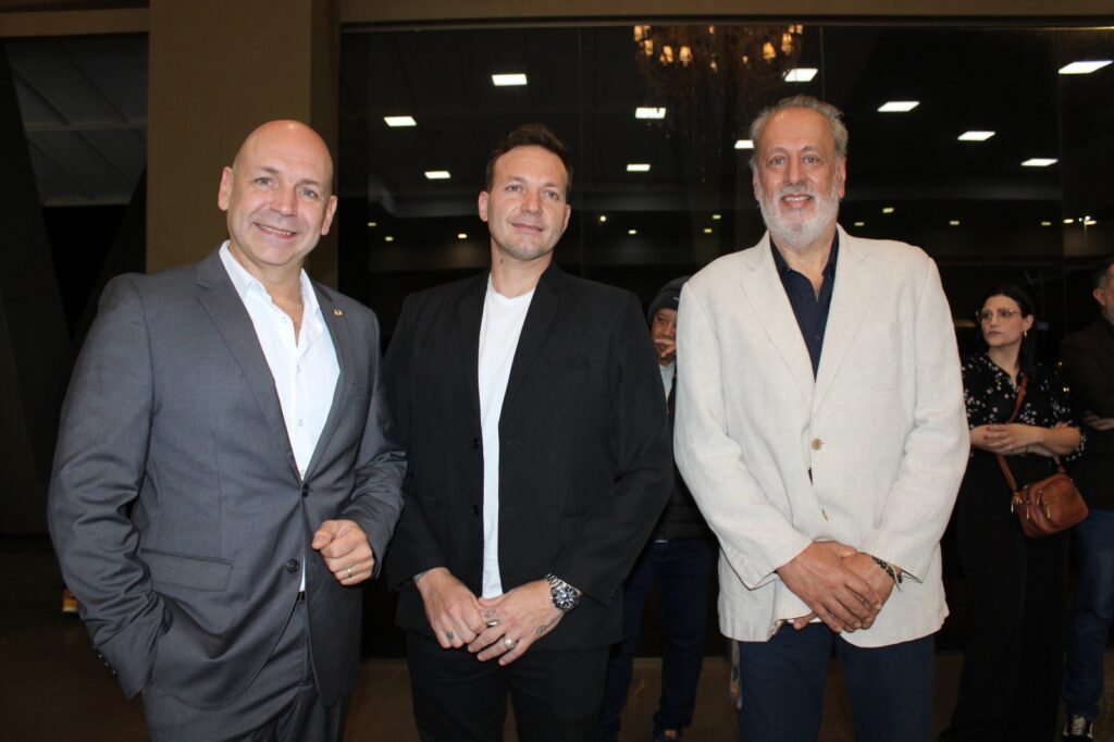 Juan Pögler, Gaston Alvarez e Giordano Carra, da Now Not Only Wine Juan Pögler, Gaston Alvarez e Giordano Carra, da Now Not Only Wine