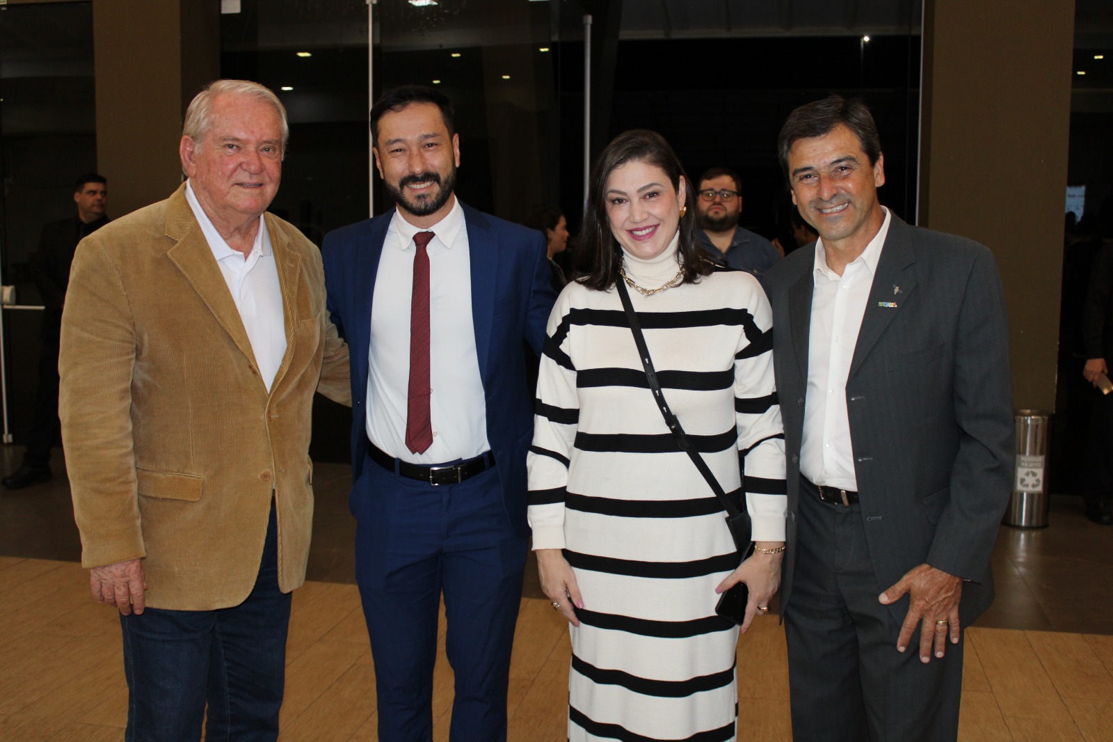 Roy Taylor, do M&E, Alexandre Nakagawa, da Embratur, Cristiane Santos, da Curitiba Convention, e Eros Tozetto, da Adetur Rotas do Pinhão