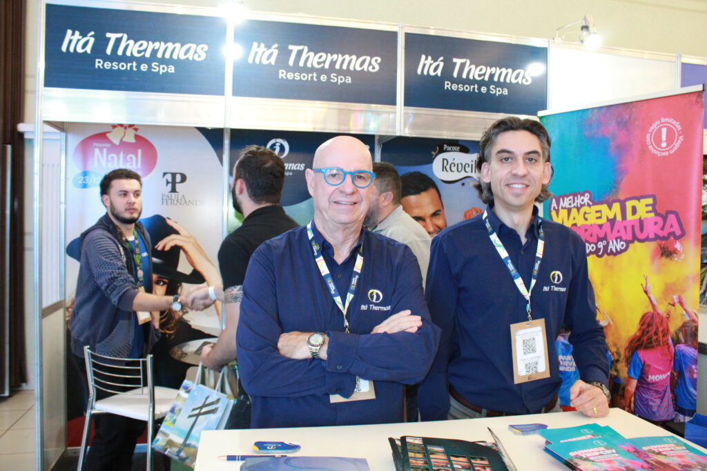 Roberto Bacovis e Jomar Quadros, da ITA Thermas Resorts