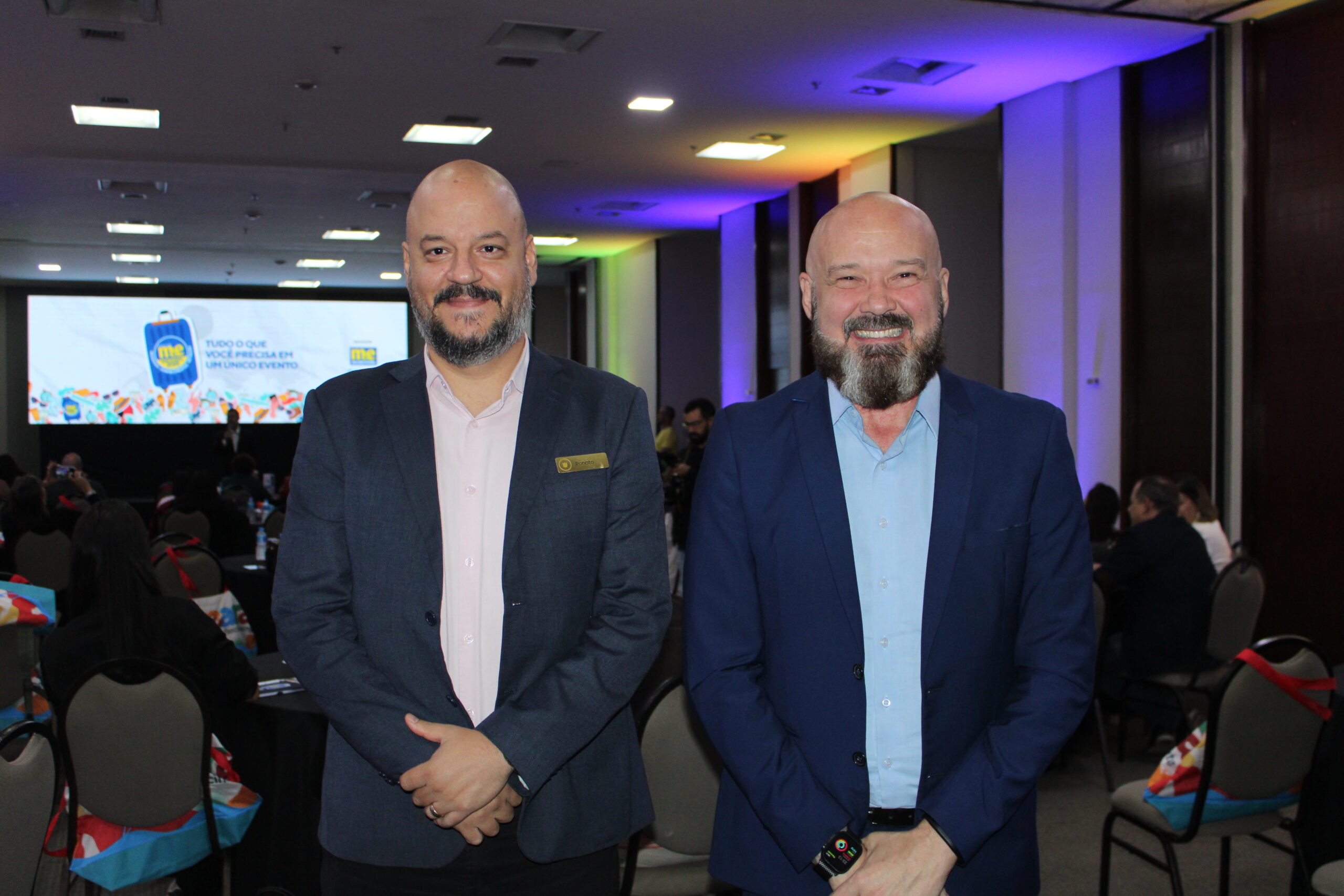 Renato Borba, do Louvre Hotels Group e Jean Nogueira, do Royal Tulip Brasília Alvorada