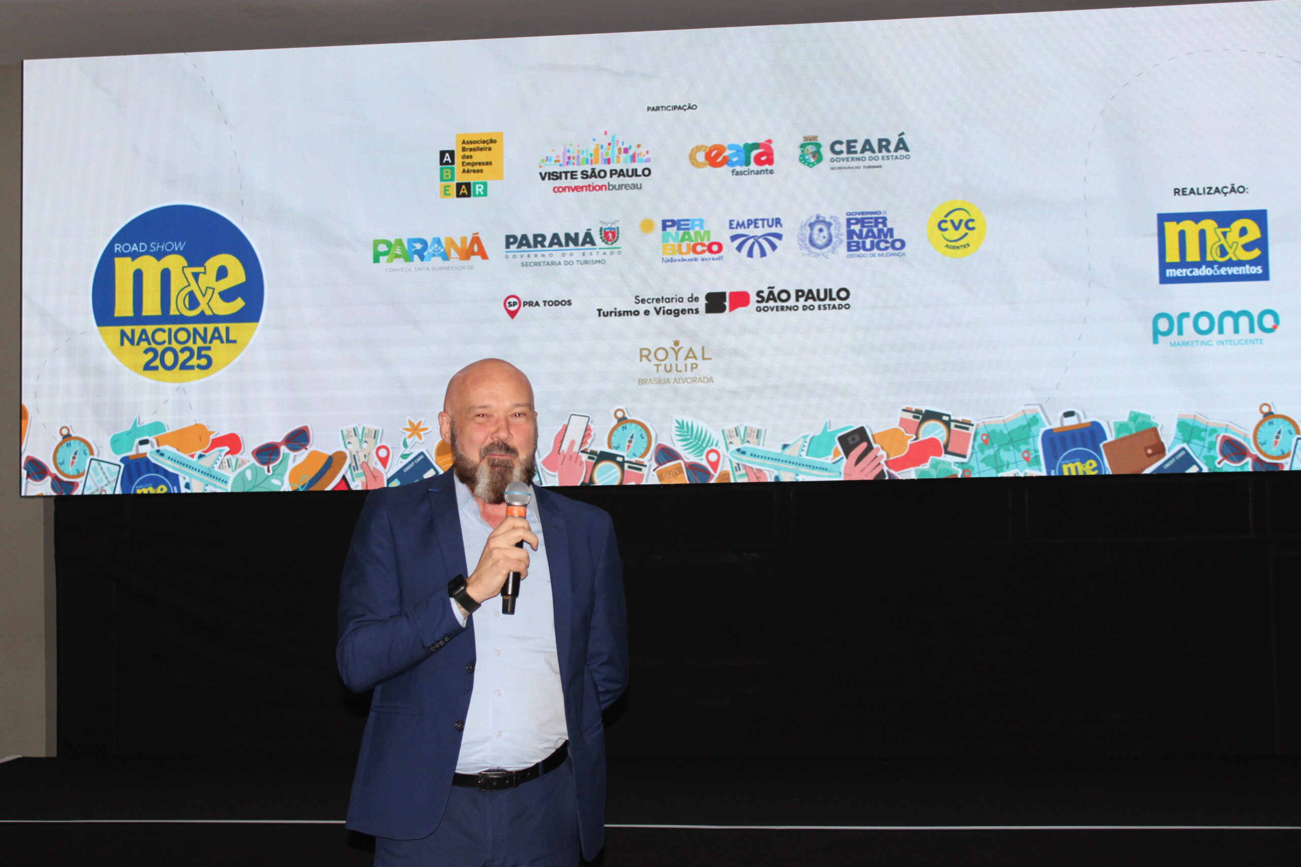 Jean Nogueira, gerente geral do Royal Tulip Brasília Alvorada, hotel sede do evento