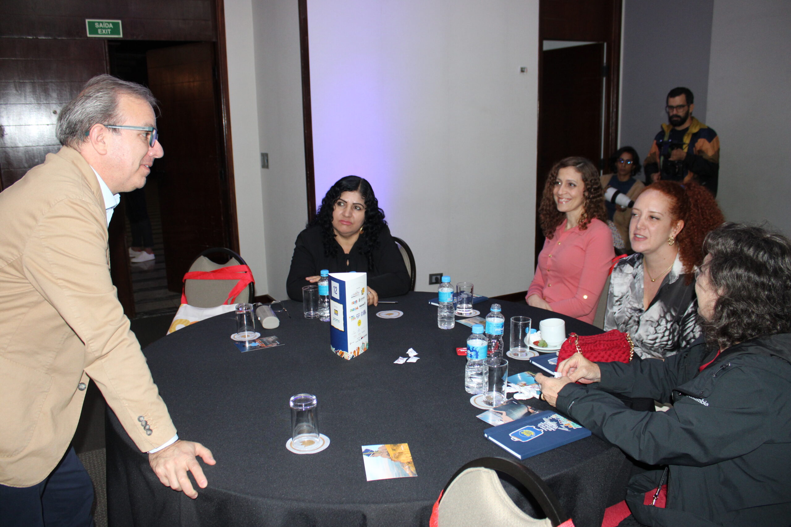 Agente tiveram a oportunidade de se conectar com os parceiros do evento