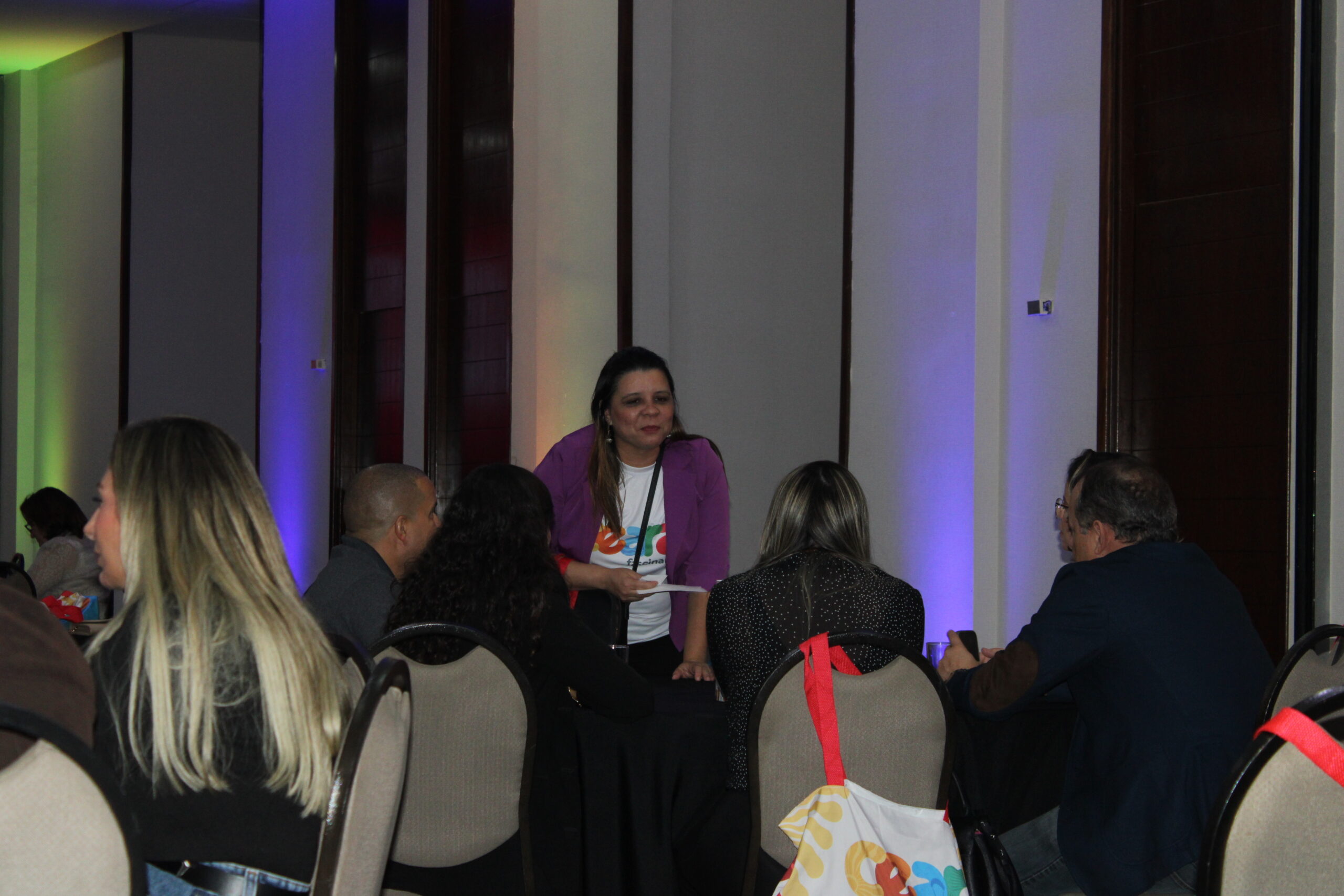 ítala Silva, da Setur-CE durante o Speed Network