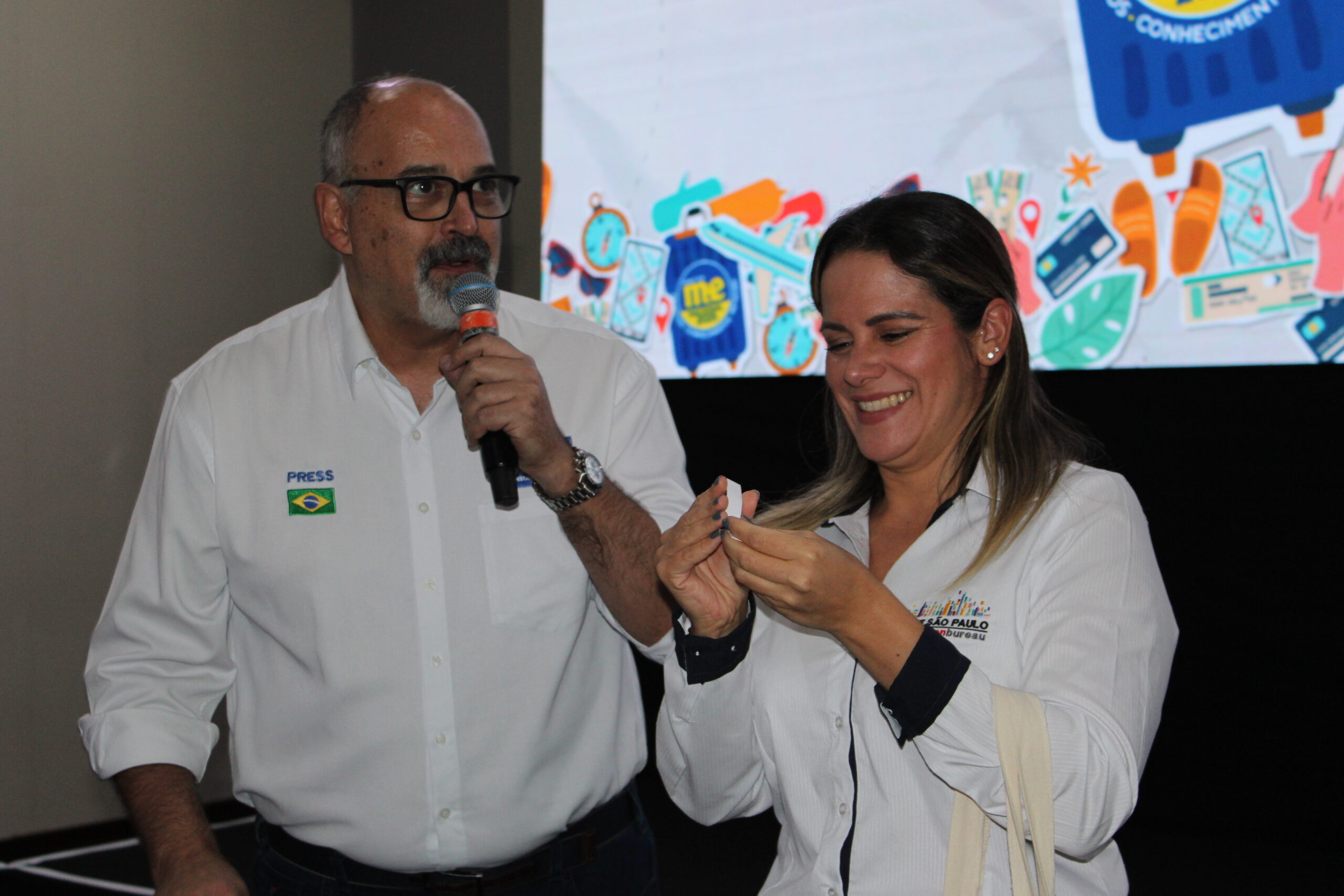 Sorteios marcaram a noite