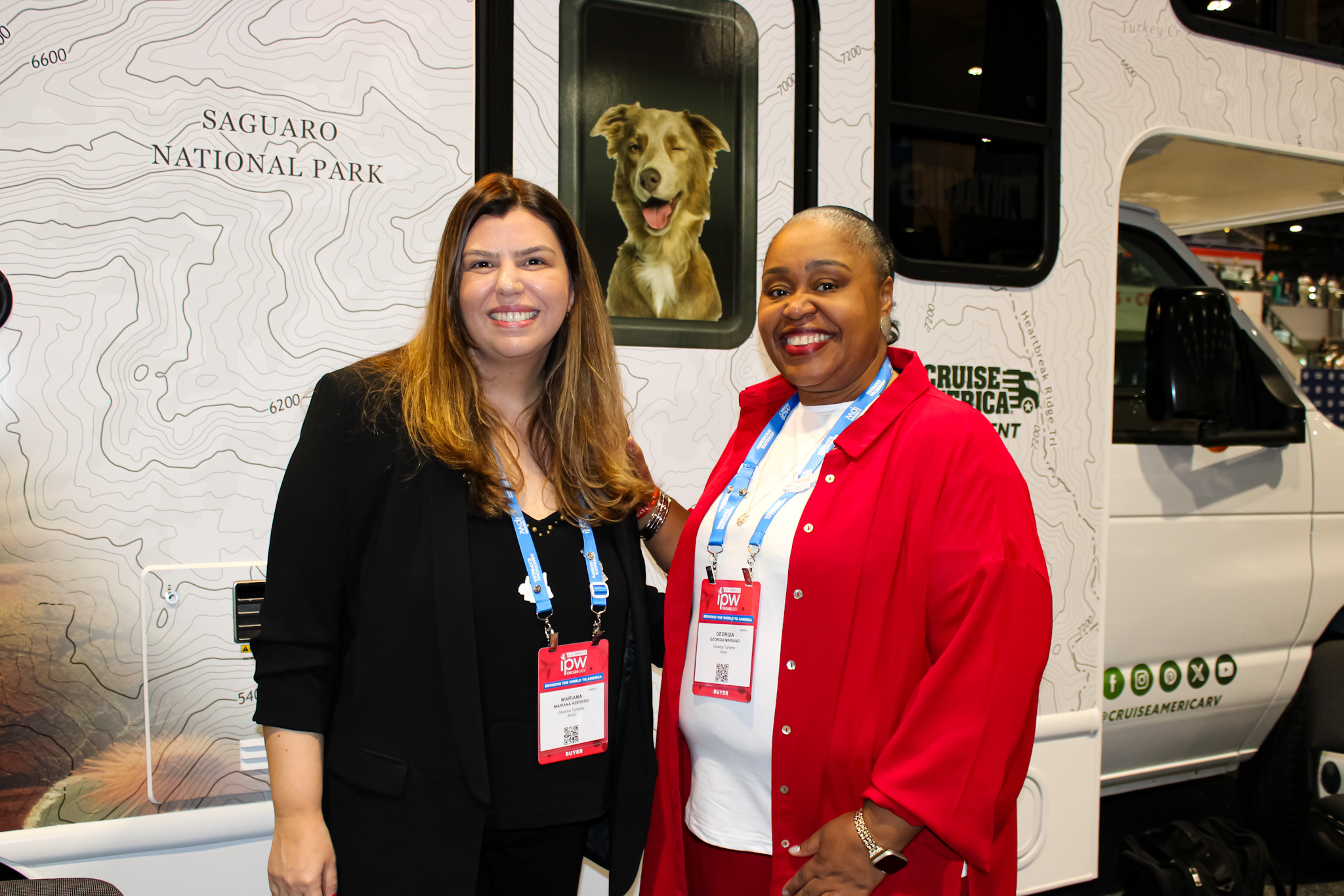 Mariana Azevedo e Geórgia Mariano, da Diversa Turismo Mariana Azevedo e Geórgia Mariano, da Diversa Turismo