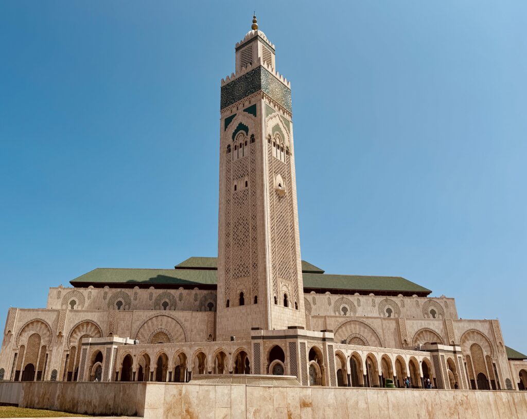 Royal Air Maroc aposta em criadores de conteúdo e jornalistas para aproximar Brasil e Marrocos 2 Mesquita de Hassan II em Casablanca Royal Air Maroc aposta em criadores de conteúdo e jornalistas para aproximar Brasil e Marrocos