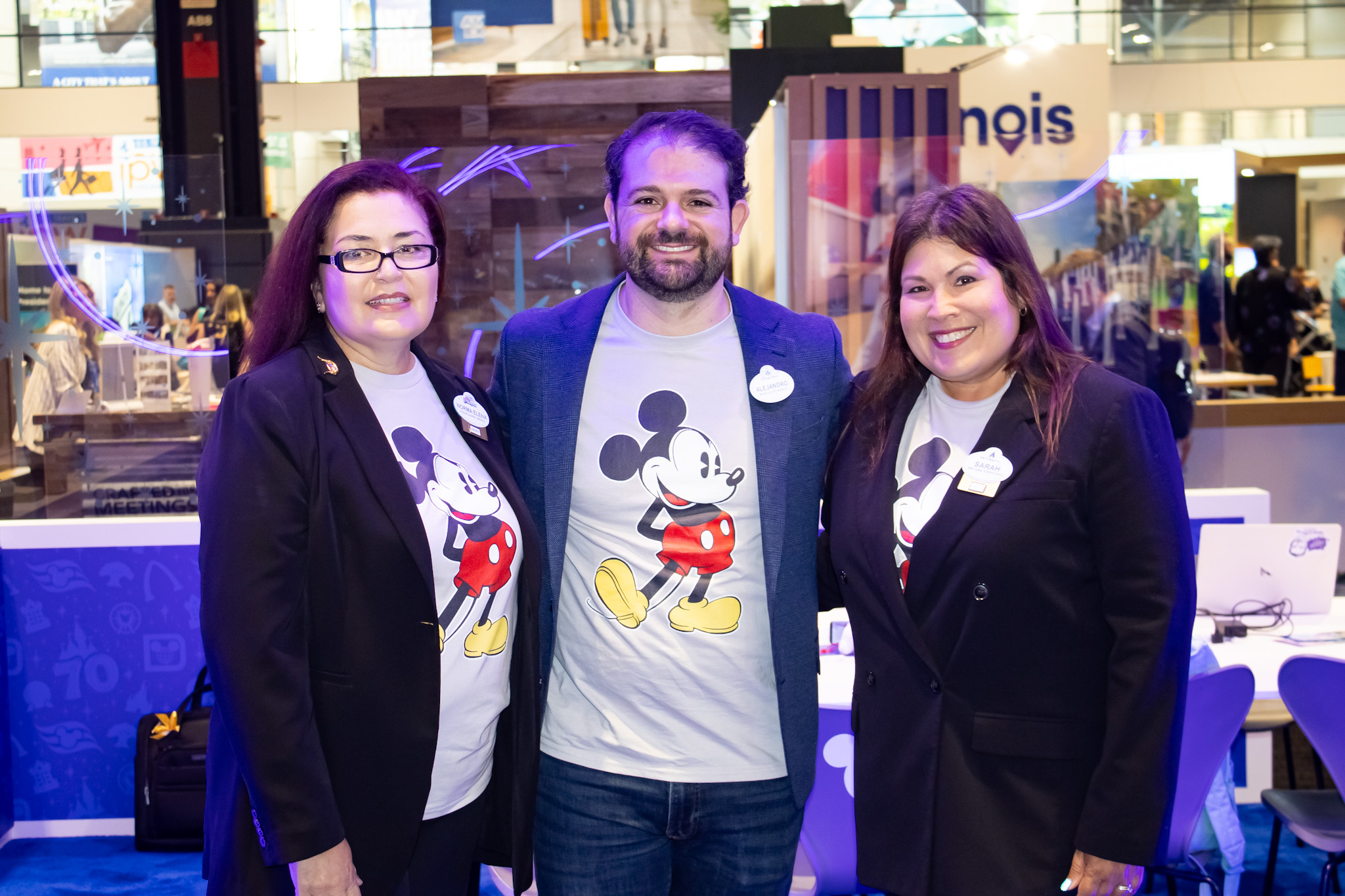 Norma, Alejandro e Sarah, da Disney Norma, Alejandro e Sarah, da Disney
