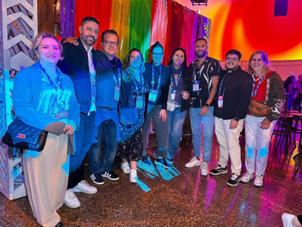 Operadores brasileiros na festa do IPW