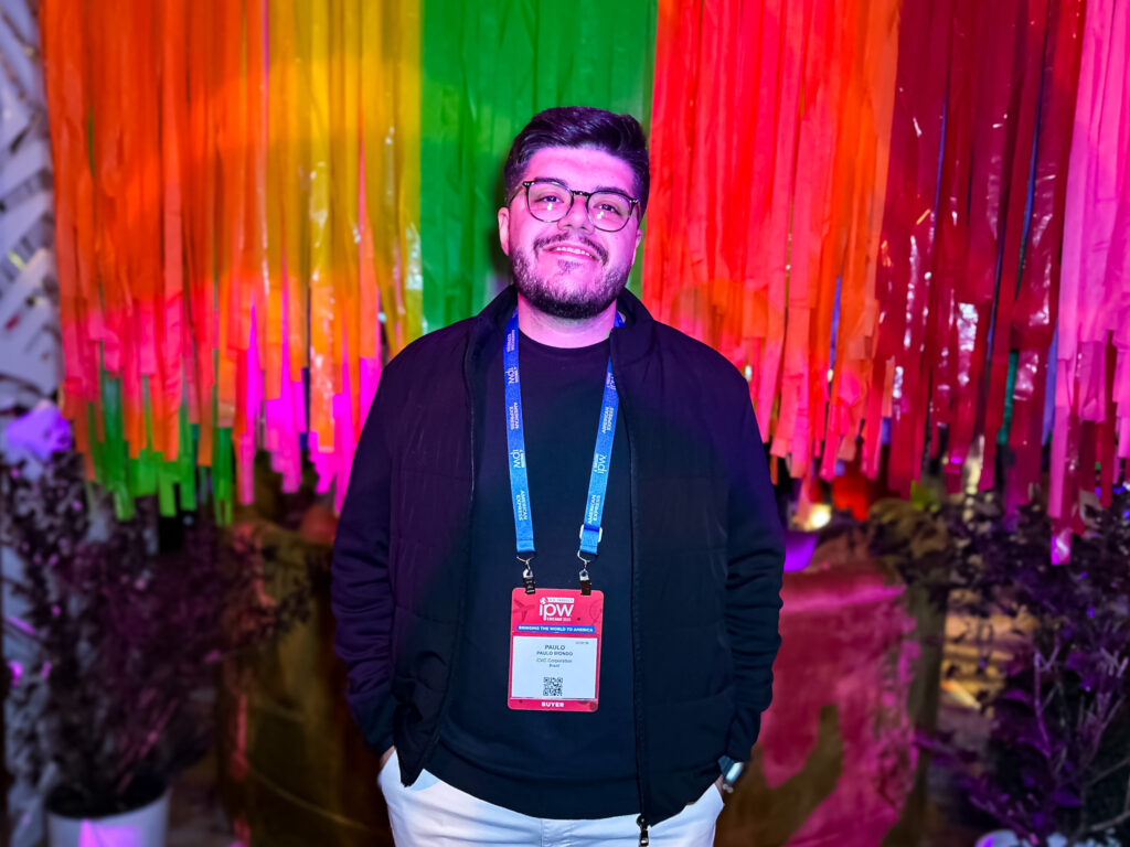 Paulo Biondo, da CVC na festa da IPW
