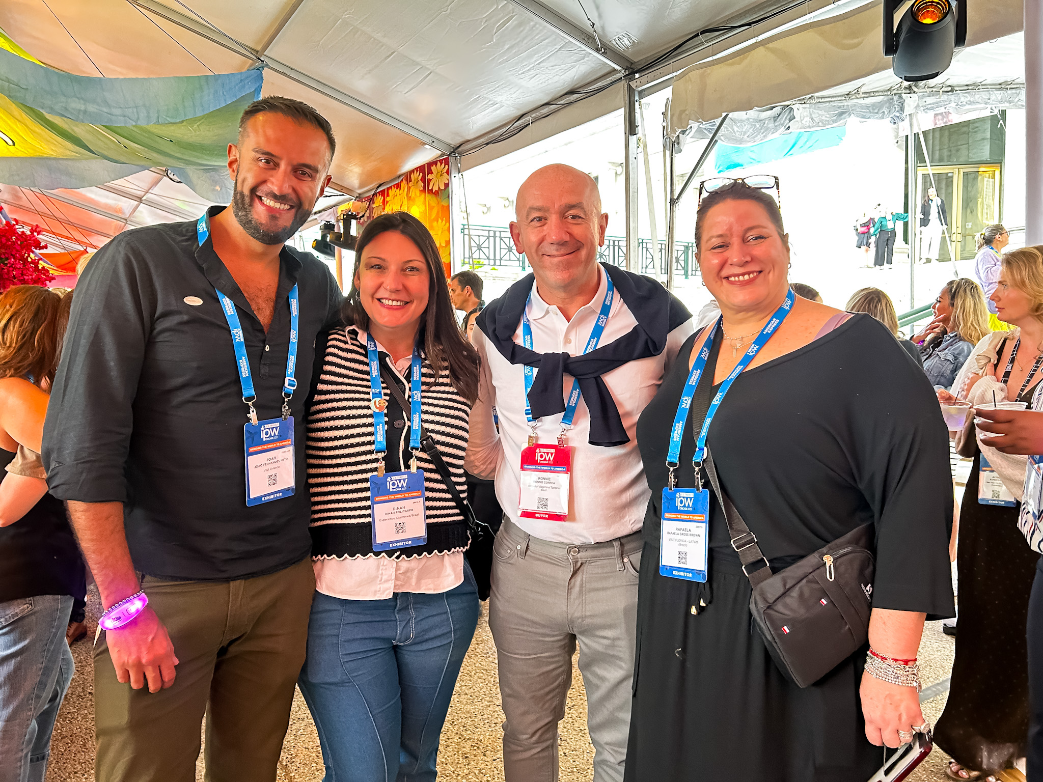 Profissionais do trade brasileiro participaram da festa de abertura do IPW