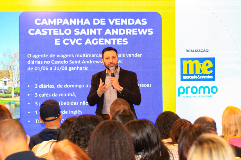 Richard Andreazza, gerente de vendas, castelo Saint Andrews