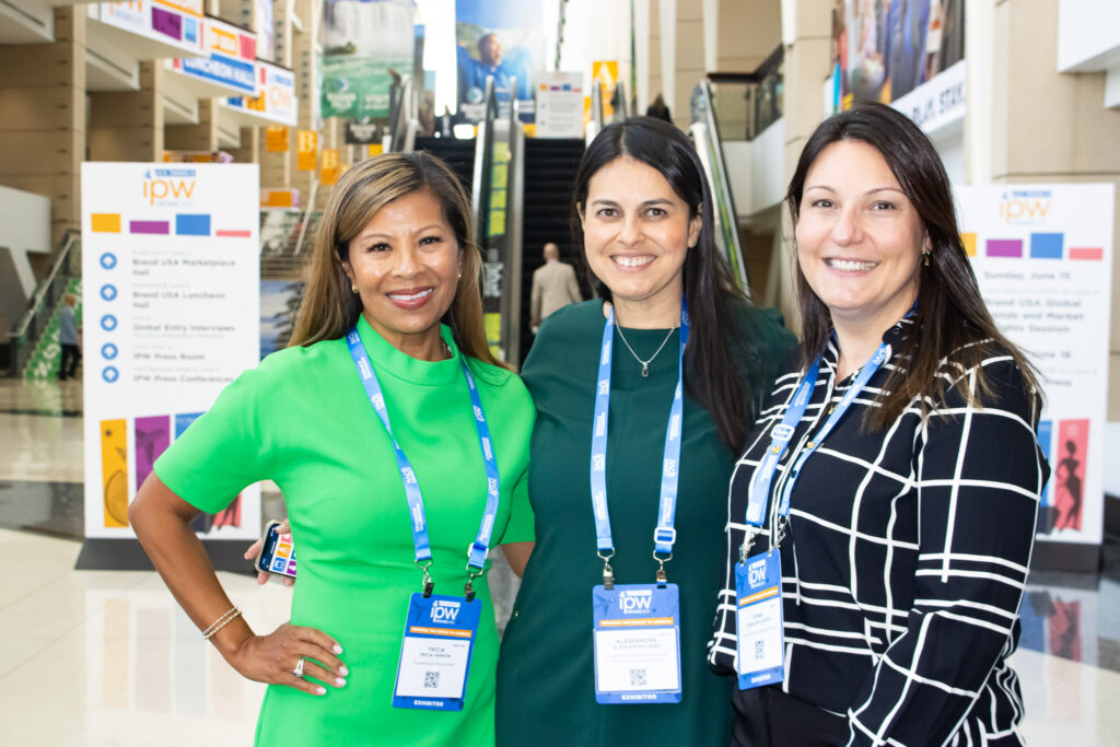 Tricia Henson, Alessandra Ueno e Dinah Policarpo, do Experience Kissimme