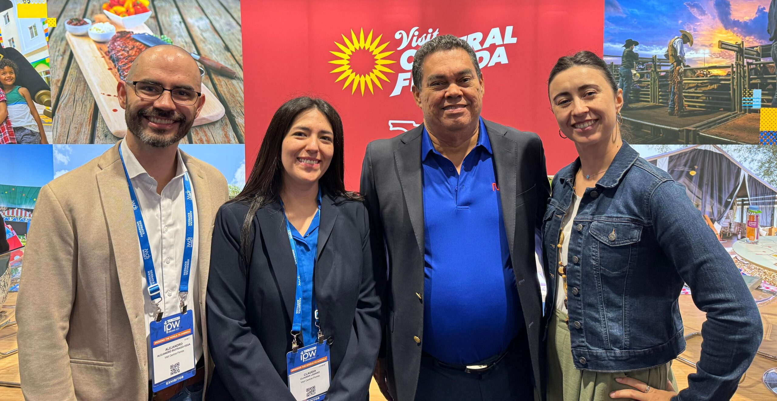 VCF IPW 2025 Alejandro Buitrago Claudia Lozano Victor Manjarres e Juanita Ariza scaled 1 Com novas atrações e estrutura para famílias, Central Florida se destaca como alternativa à Flórida tradicional
