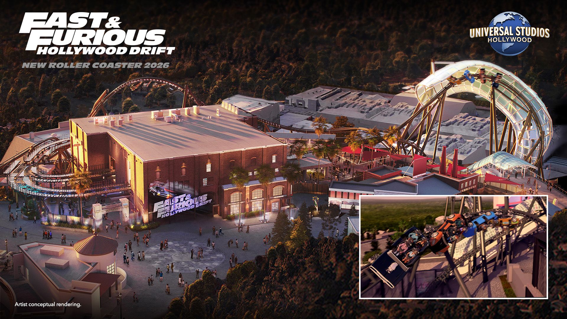 Fast & Furious: nova montanha-russa do Universal Studios Hollywood será a mais rápida da marca 1 VIN6zYqA Fast & Furious: nova montanha-russa do Universal Studios Hollywood será a mais rápida da marca