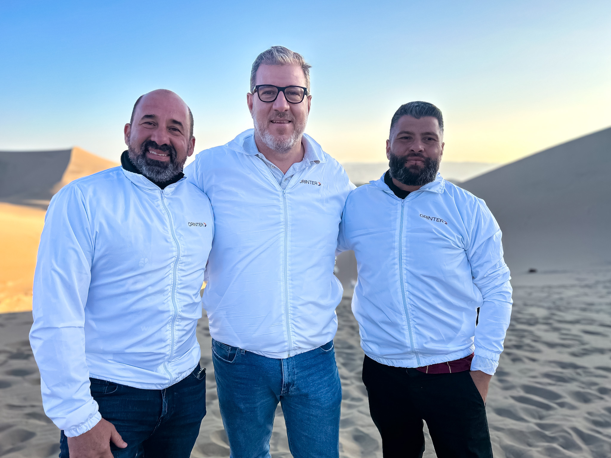 Valber Ribeiro, da Befly Travel Aracaju, Anderson Muniz, da World 360 e Luiz Chakirian, da Voare Tour Valber Ribeiro, da Befly Travel Aracaju, Anderson Muniz, da World 360 e Luiz Chakirian, da Voare Tour