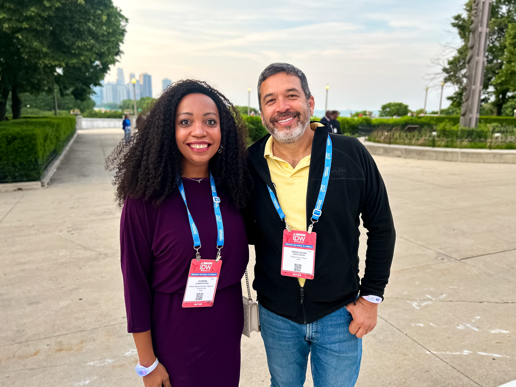 Vilmara Souza, da Interep e Jorge Souza, da Orinter