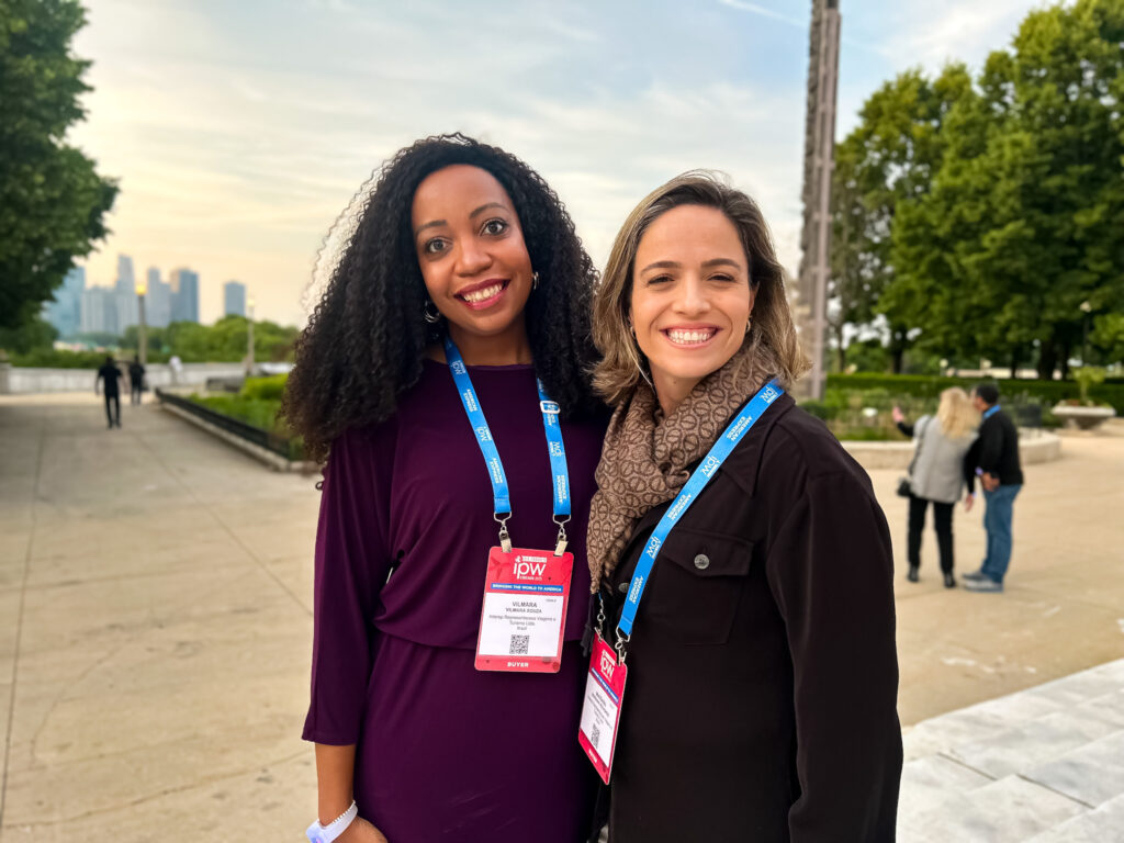 Vilmara Souza e Mariana Hecksher, da Interep