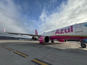 Azul decola seu 1º voo de Porto Alegre para Bariloche