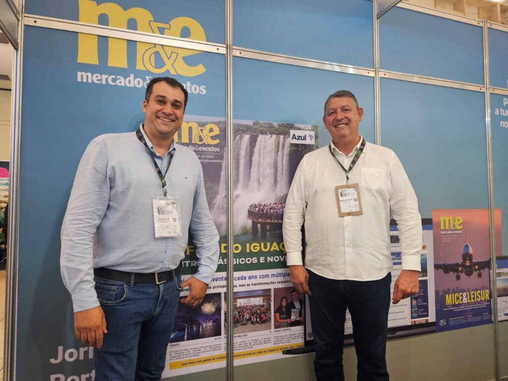 Clayton Araújo, da Europamundo, e Aroldo Schultz, da Schultz Operadora
