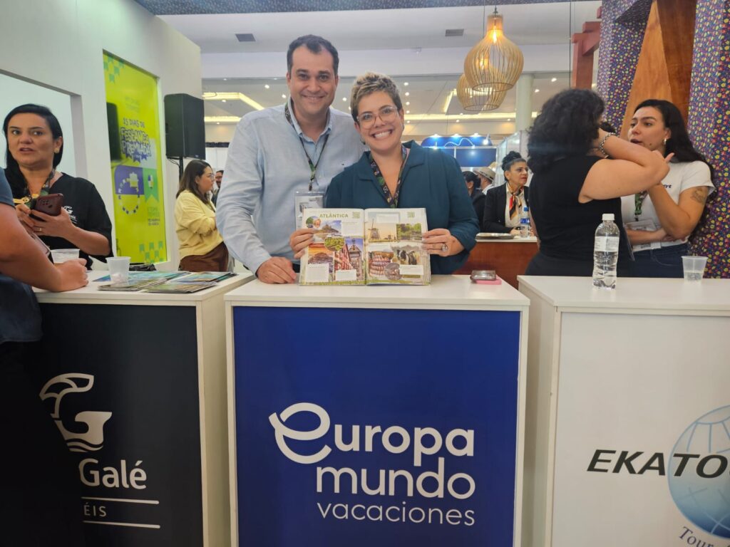 Clayton Araújo e Gerusa Pastuch, da Europamundo