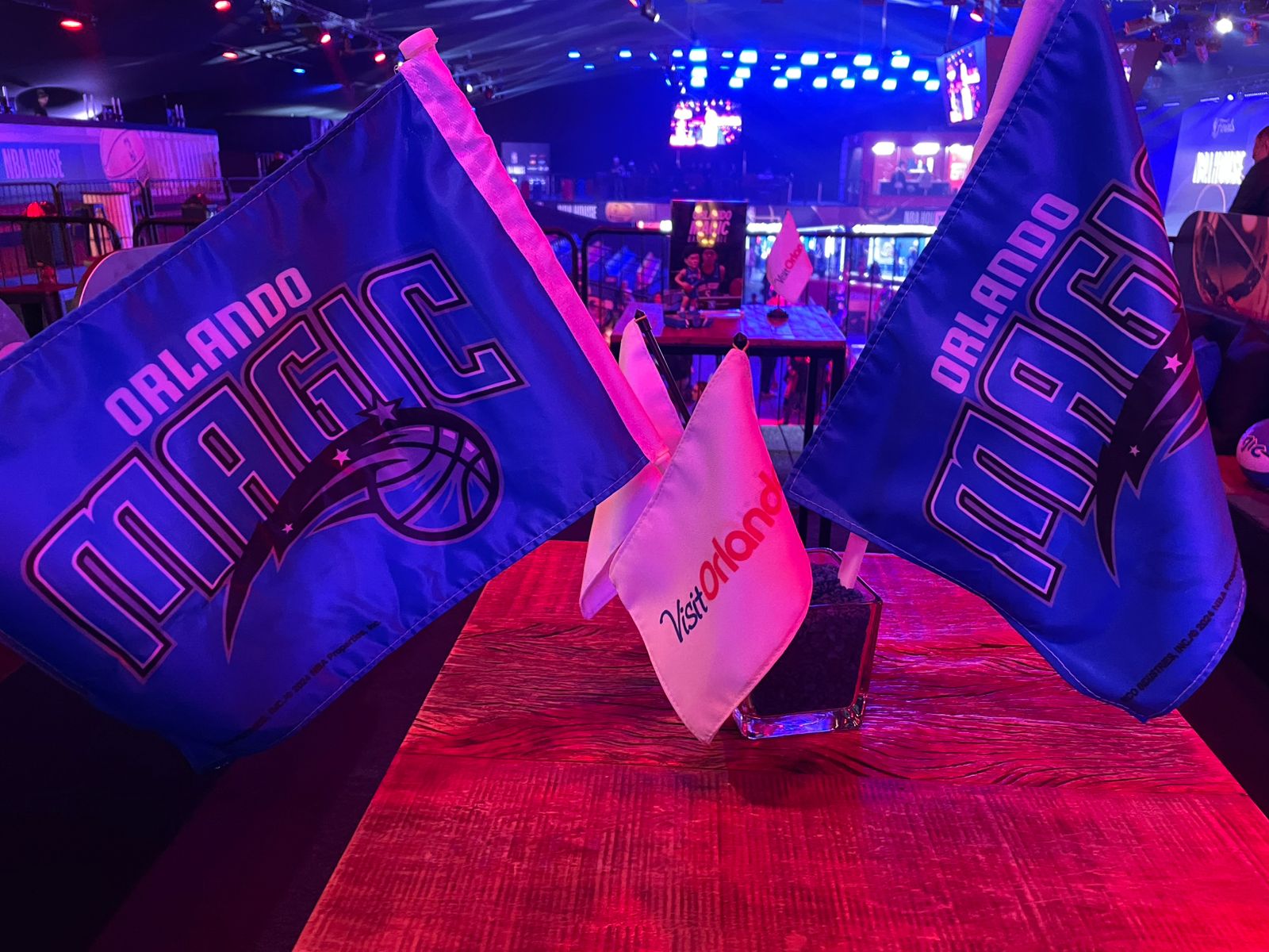 A noite foi promovida pelo time de basquete e pela equipe do Visit Orlando A noite foi promovida pelo time de basquete e pela equipe do Visit Orlando