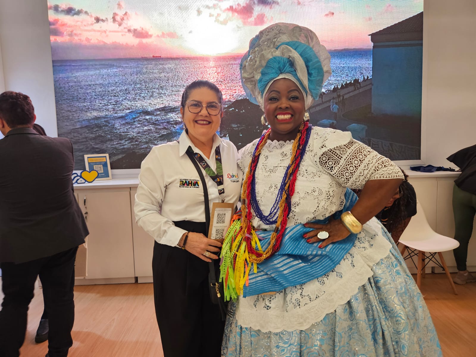 Cristina Mariotti e Lucicleide Nascimento, da Setur-BA