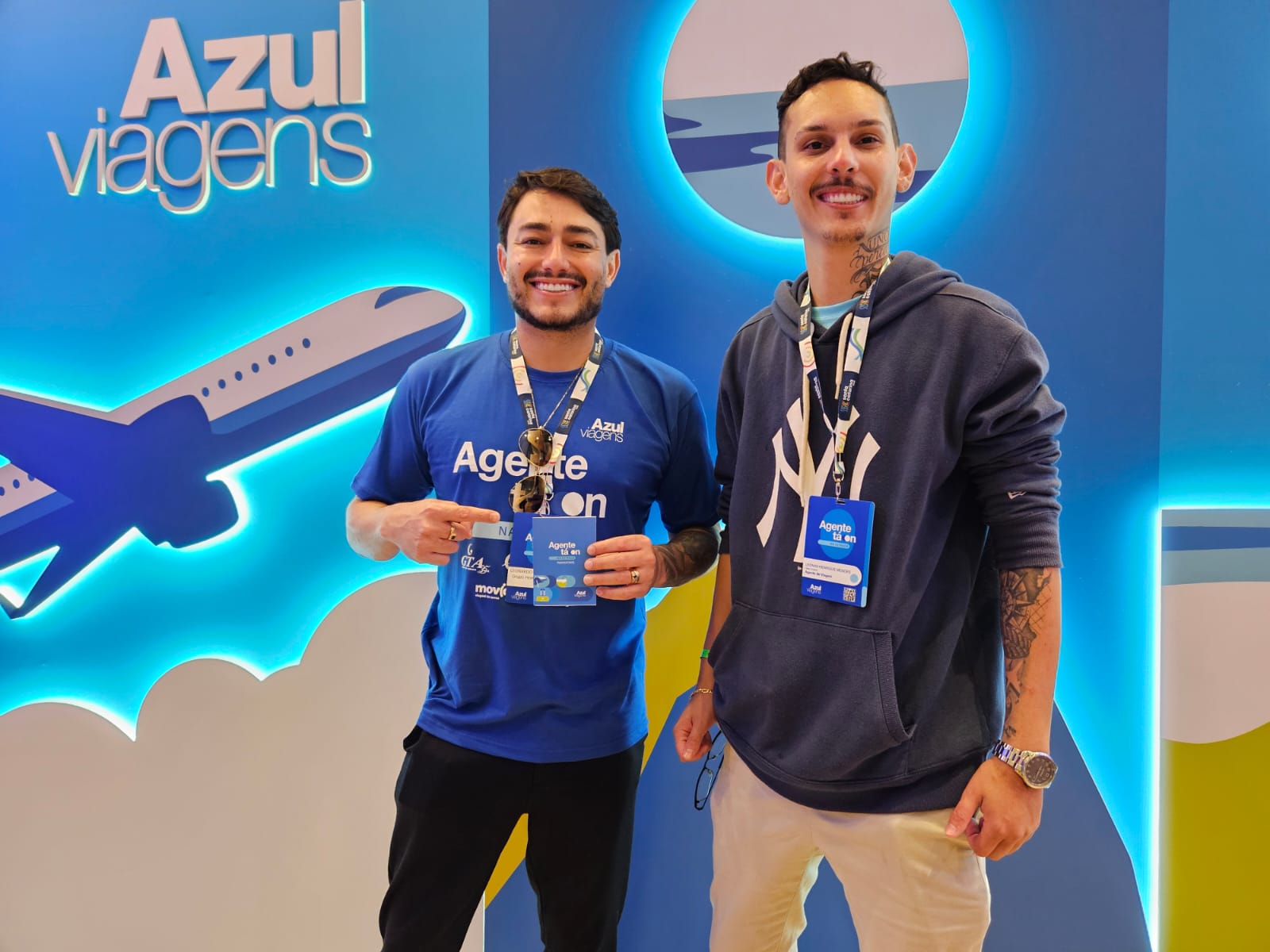 Leonardo Morais, da Home Tour, e Leonan Mendes, de Caldas Novas Goiás