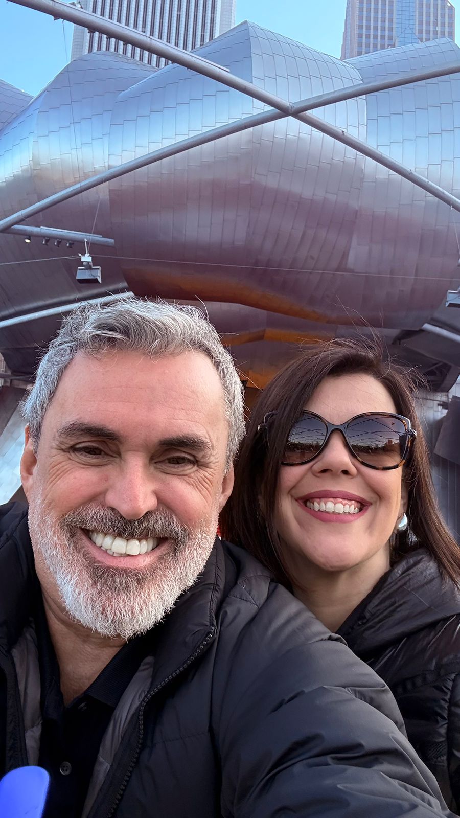 Alan Collen, do TSUSA e Michelle Tonon, da Mobility Alan Collen, do TSUSA e Michelle Tonon, da Mobility