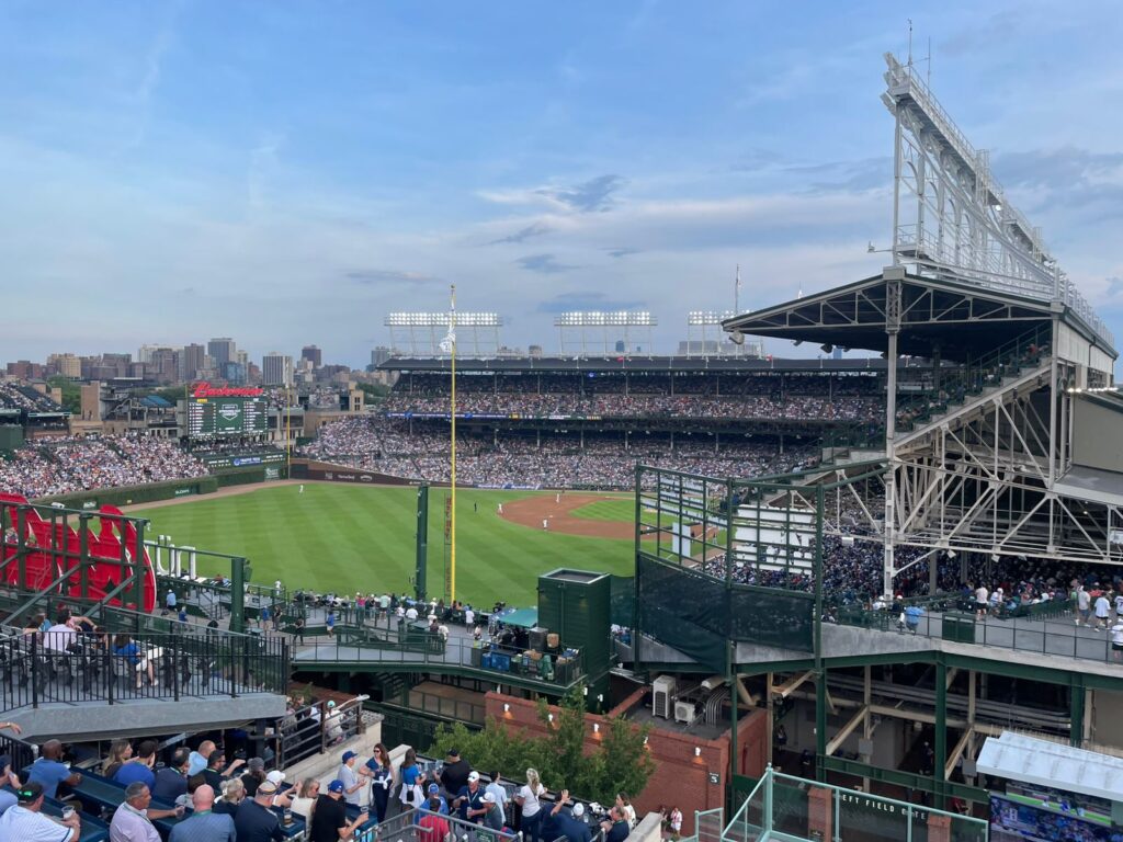 Visão privilegiada para o Wrigley Field
