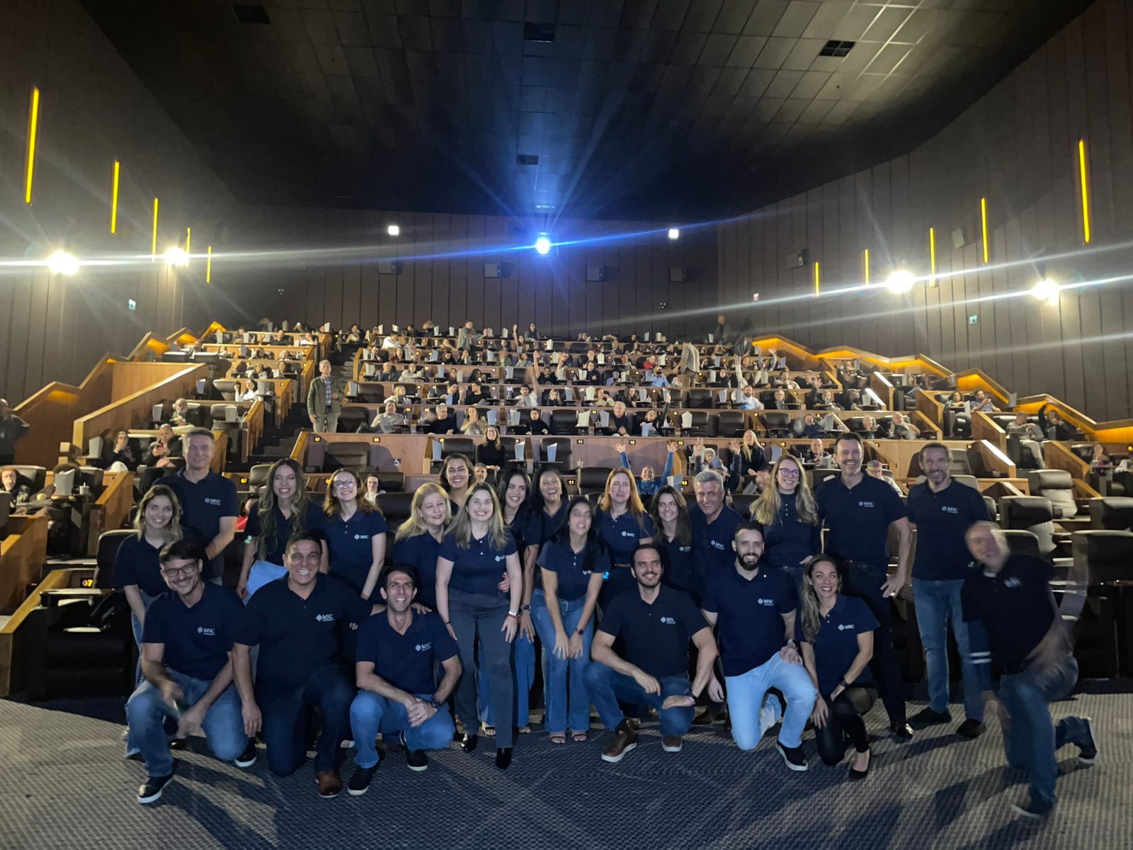 Equipe da MSC Brasil no evento Equipe da MSC Brasil no evento