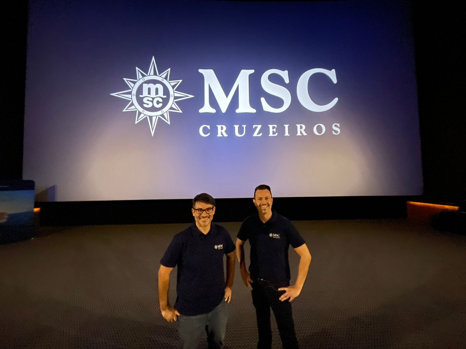 Ignacio Palacios, diretor comercial, e Eduardo Mariani, diretor de Marketing da MSC Ignacio Palacios, diretor comercial, e Eduardo Mariani, diretor de Marketing da MSC