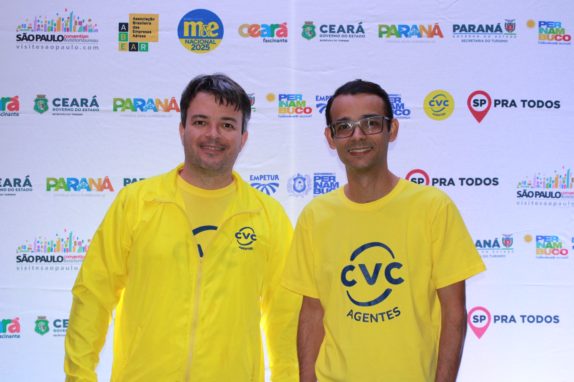 Felipe Castro e Emanuel Coelho, da CVC Felipe Castro e Emanuel Coelho, da CVC