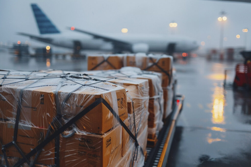 Demanda por carga aérea cresce em maio mostrando resiliência às mudanças políticas americanas, aponta IATA 1 transport logistics concept Demanda por carga aérea cresce em maio mostrando resiliência às mudanças políticas americanas, aponta IATA