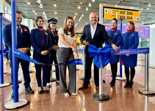 Latam inaugura novas rotas entre Brasil e Argentina com 90% de ocupação média